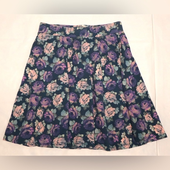 Mossimo Supply Co. Dresses & Skirts - Mossimo Supply Co. Floral Skater Skirt - Purple and Pink